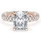 Radiant Bloom Engagement Ring