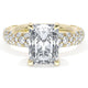 Radiant Bloom Engagement Ring