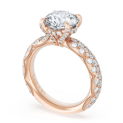Round Bloom Engagement Ring