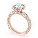 Round Bloom Engagement Ring