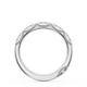 French Pavé Diamond Wedding Band, 3mm