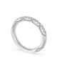 French Pavé Diamond Wedding Band, 3mm