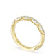 French Pavé Diamond Wedding Band, 3mm