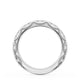 French Pavé Diamond Wedding Band, 3mm