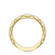 French Pavé Diamond Wedding Band, 3mm