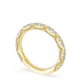 French Pavé Diamond Wedding Band, 3mm
