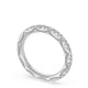 French Pavé Diamond Wedding Band, 3mm