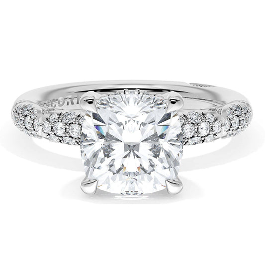 Cushion Bloom Engagement Ring