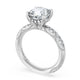 Cushion Bloom Engagement Ring