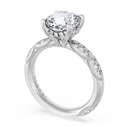 Cushion Bloom Engagement Ring