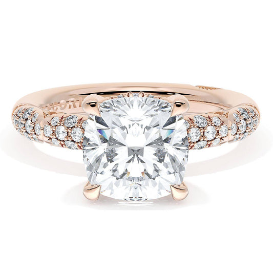 Cushion Bloom Engagement Ring