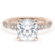 Cushion Bloom Engagement Ring