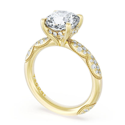 Cushion Bloom Engagement Ring
