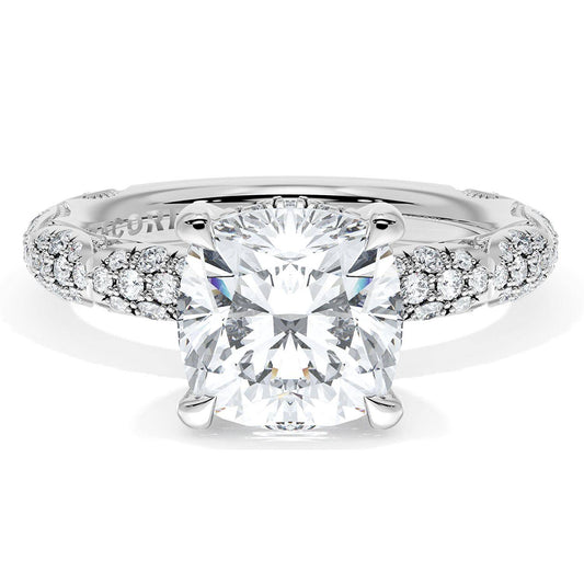 Cushion Bloom Engagement Ring