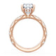 Cushion Bloom Engagement Ring