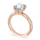 Cushion Bloom Engagement Ring
