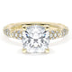Cushion Bloom Engagement Ring