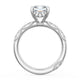 Emerald Bloom Engagement Ring