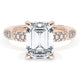 Emerald Bloom Engagement Ring