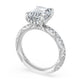 Emerald Bloom Engagement Ring