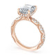 Emerald Bloom Engagement Ring