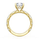 Emerald Bloom Engagement Ring