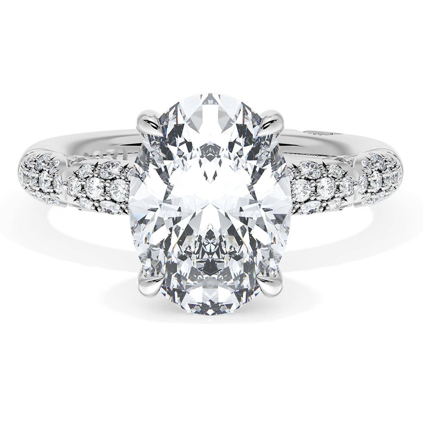 Oval Bloom Engagement Ring