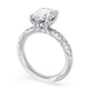 Oval Bloom Engagement Ring