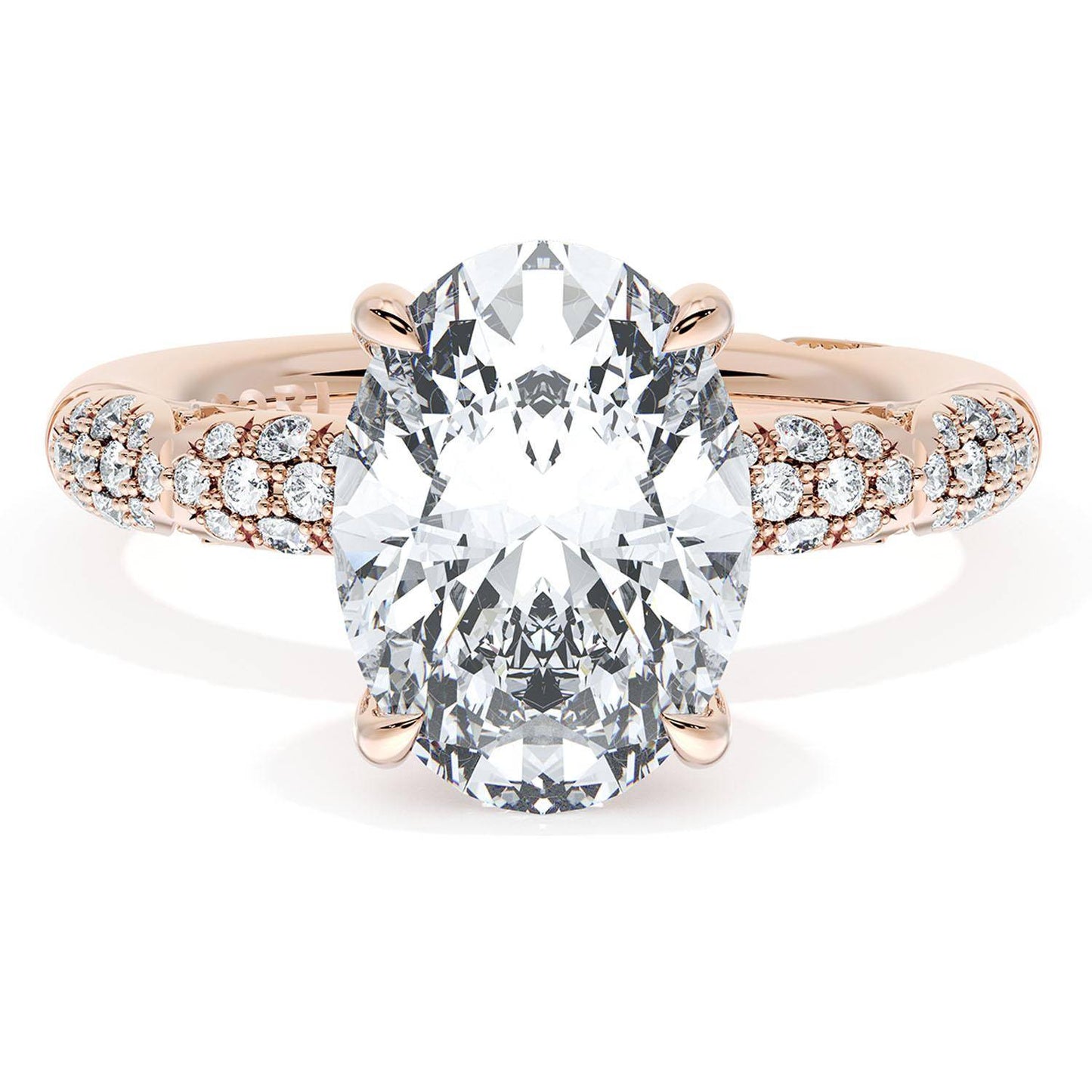 Oval Bloom Engagement Ring