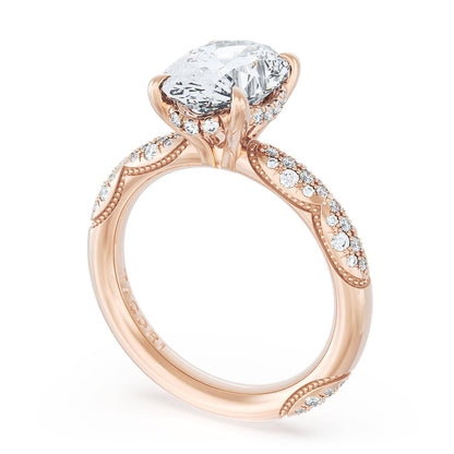 Oval Bloom Engagement Ring