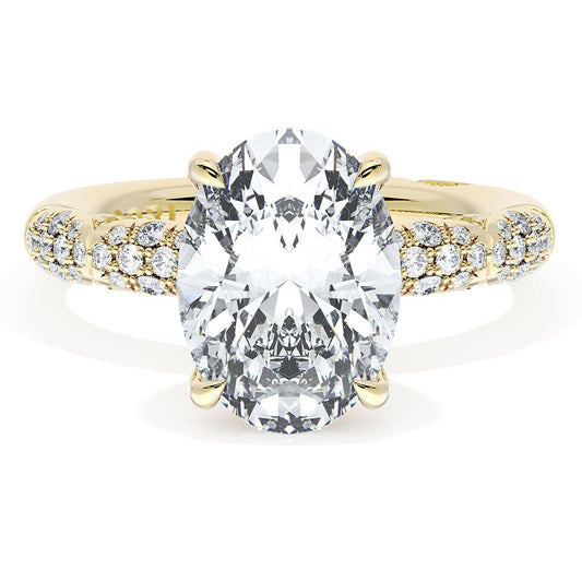 Oval Bloom Engagement Ring