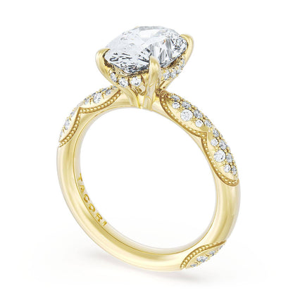 Oval Bloom Engagement Ring