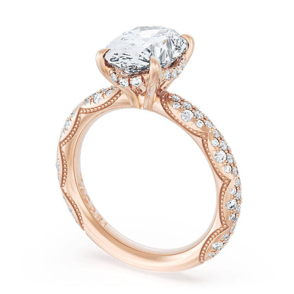 Oval Bloom Engagement Ring