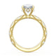 Oval Bloom Engagement Ring