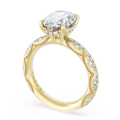 Oval Bloom Engagement Ring