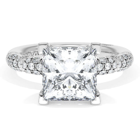 Princess Bloom Engagement Ring
