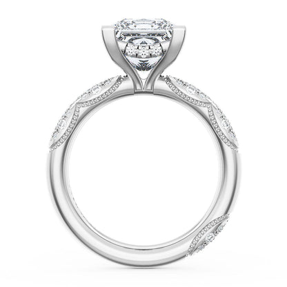 Princess Bloom Engagement Ring