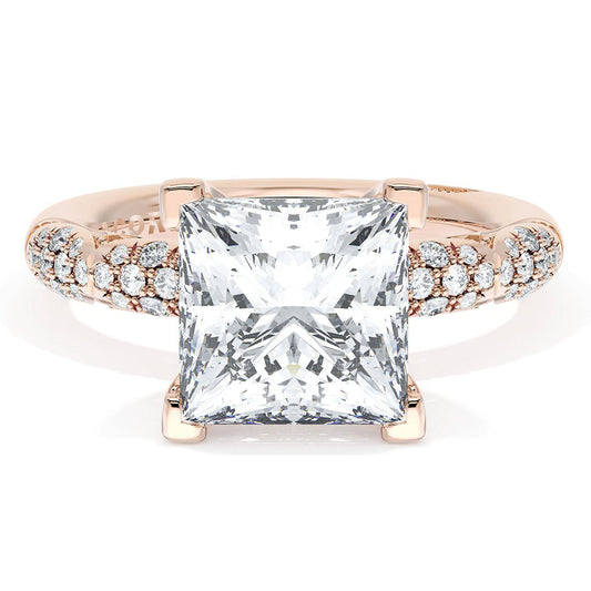 Princess Bloom Engagement Ring