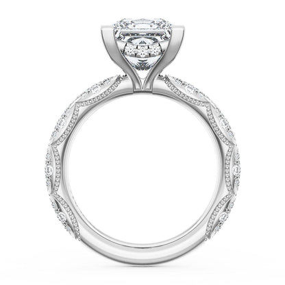 Princess Bloom Engagement Ring