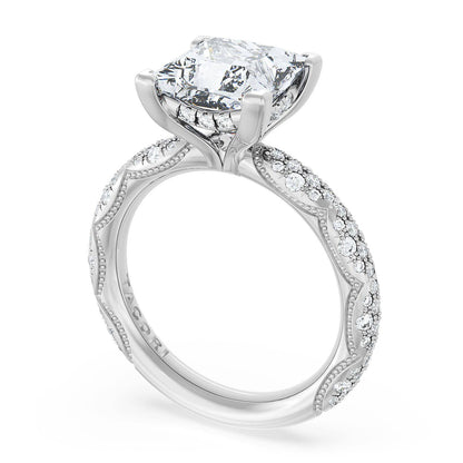 Princess Bloom Engagement Ring