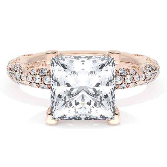 Princess Bloom Engagement Ring