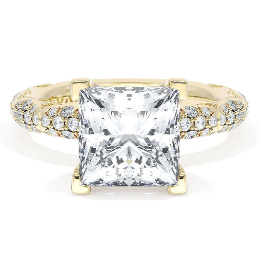 Princess Bloom Engagement Ring