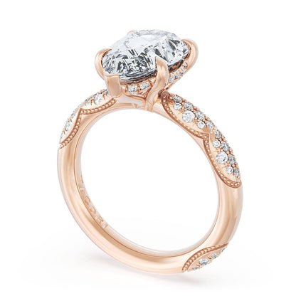 Pear Bloom Engagement Ring