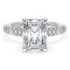 Radiant Bloom Engagement Ring