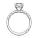 Radiant Bloom Engagement Ring