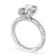 Radiant Bloom Engagement Ring