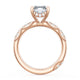 Radiant Bloom Engagement Ring