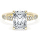 Radiant Bloom Engagement Ring
