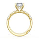 Radiant Bloom Engagement Ring