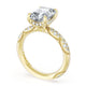 Radiant Bloom Engagement Ring
